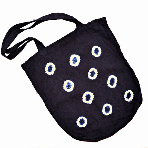 Indigo Tie-Dye Shopping Bag