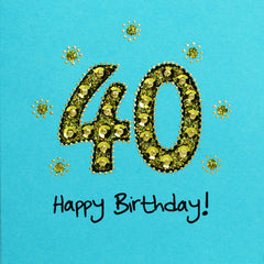 Jaab Cards - 40th Birthday Card