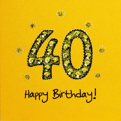 Jaab Cards - 40th Birthday Card